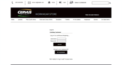 Desktop Screenshot of cervusworkwear.com